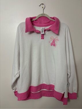 Limited Edition Disney White and Pink Pullover Sweatshirt